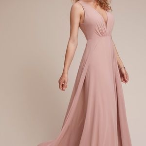 BHLDN Jenny Yoo bridesmaid Ryan Dress Apricot